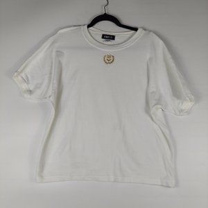 knit it White shirt size medium